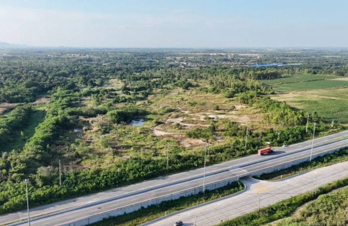 รูป ขายที่ดินบ้านบึง คลองกิ่ว แปลงสวย ติดถนน331 ใกล้นิคมอุตสาหกรรมWha2 - รูปที่ 8/10