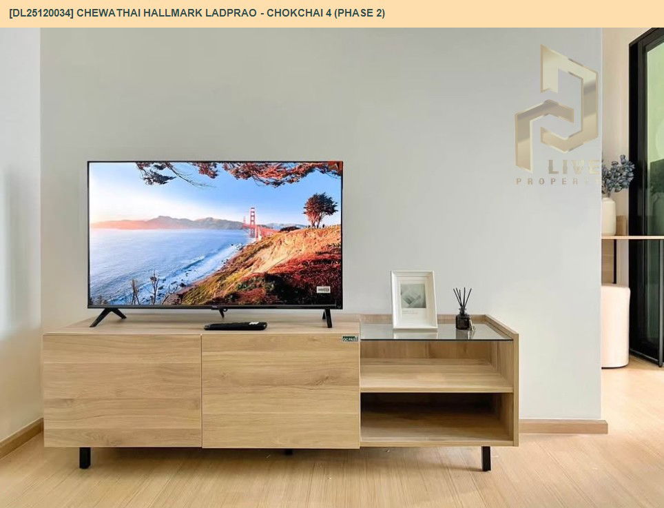 picture DL25120034 Condo for rent, Chewathai Hallmark Ladprao - Chokchai 4 (Phase 2) near -, ready to move in, call urgently 0638692663 LineID @162cjixi - 9/11