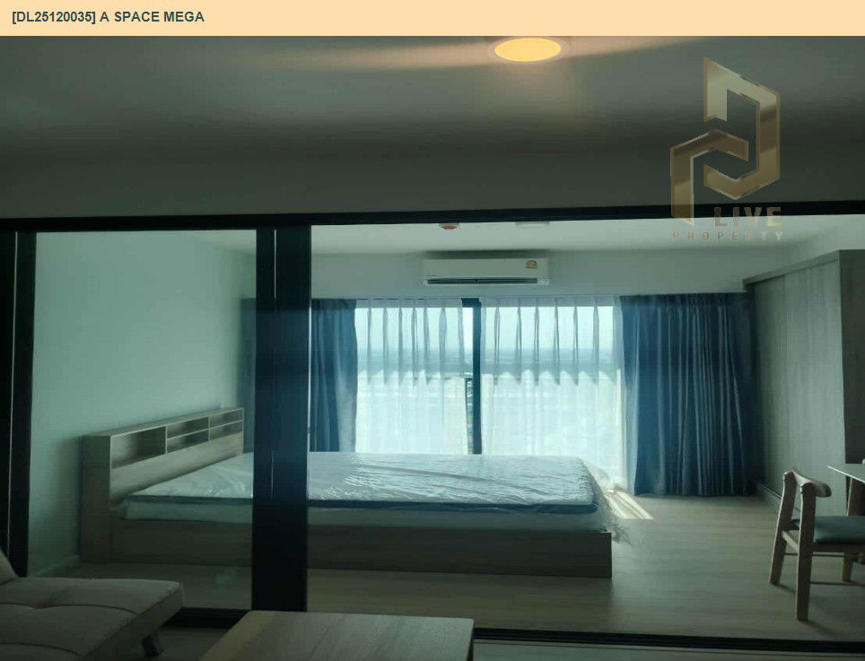 picture DL25120035 Condo for rent, A space mega near -, ready to move in, call urgently 0638692663 LineID @897iyzll - 8/11