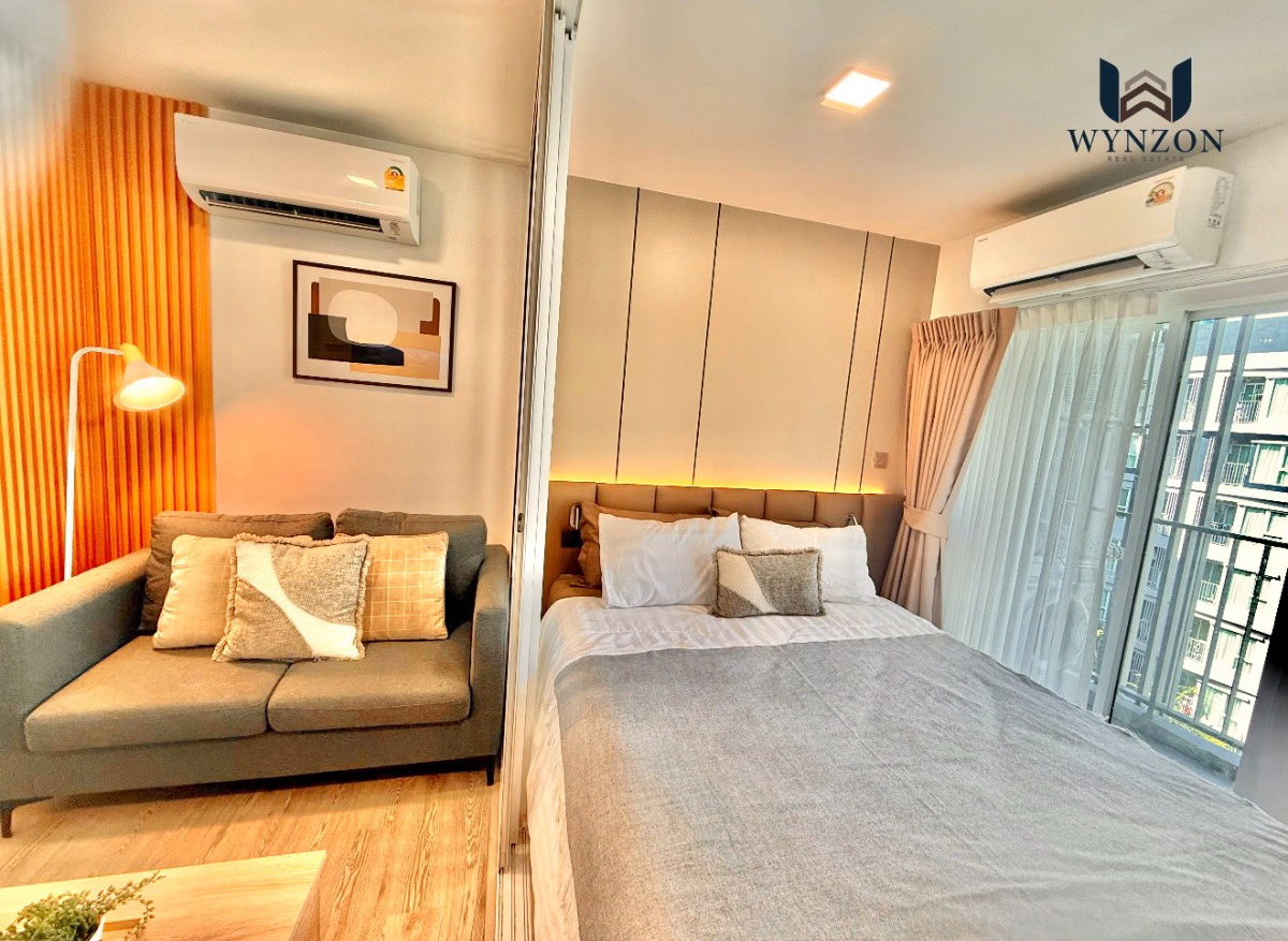 รูป Kave Town Island ข้างม.กรุงเทพ วิวสระ บิ้วอินสวย - รูปที่ 4/15