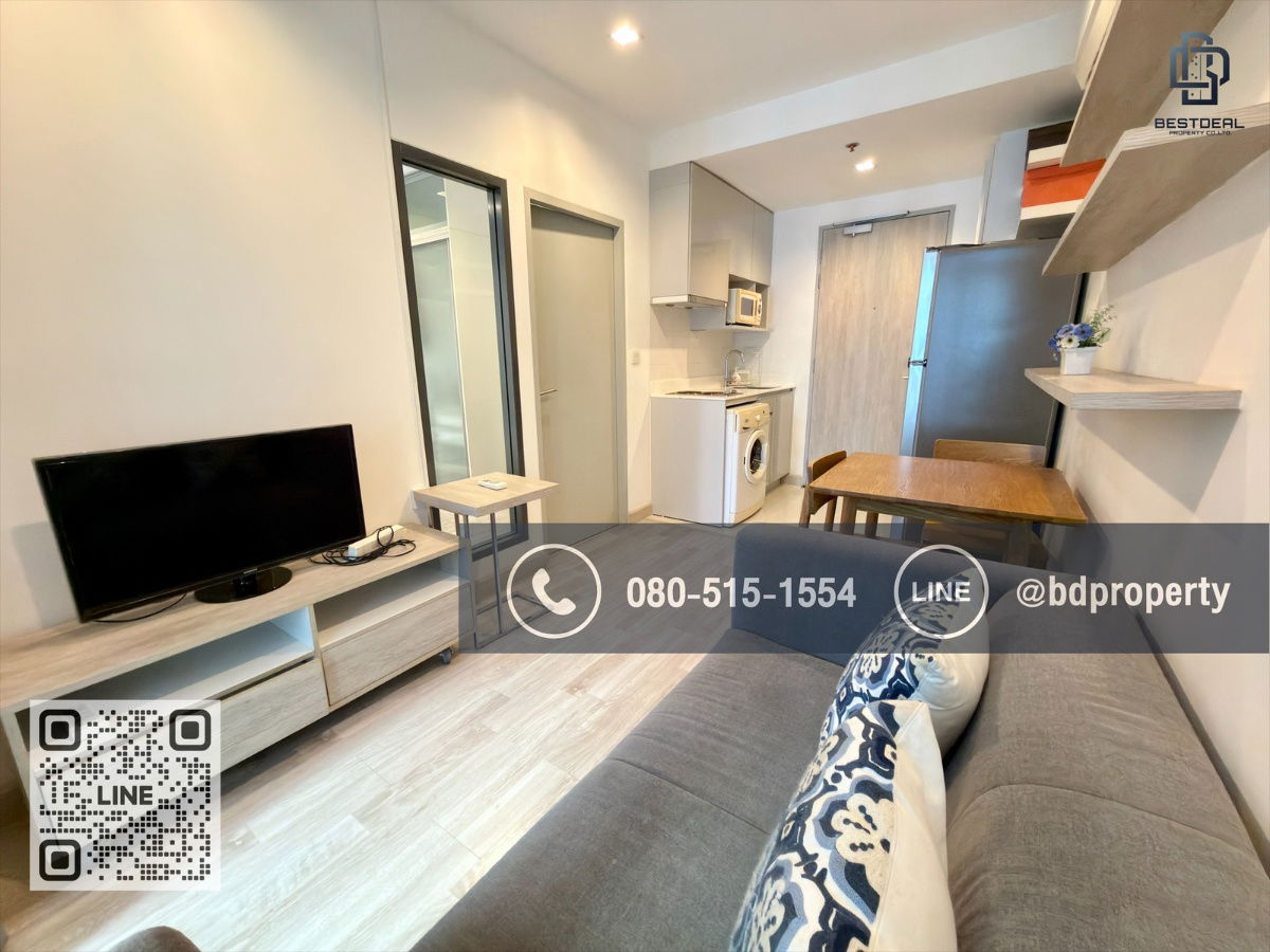 picture  BESTDEAL FOR RENT  1 Bedroom  31 sqm. Special Price 15k/Month “IDEO MOBI RAMA 9” Near Phraram Kao 9 MRT Station 80 meters. - 2/15