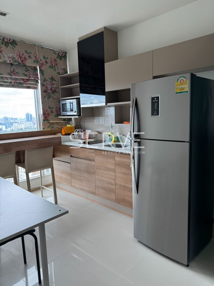 picture 1 Bed 1 Living Room  Unblock View Nice Room Fully furnished Good location Close to BTS Saphan Khwai 500 m. @ Rhythm Phahol - Ari - 2/8