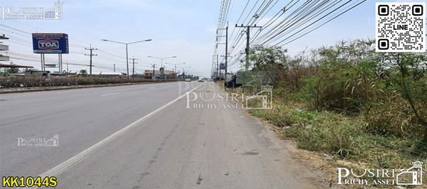 รูป ที่สวยสร้างโกดัง 38 ไร่เศษ หน้ากว้างถึง 200 ม. ติดถนนที่รถเทรลเลอร์เข้าออกสบาย ใกล้ถนนบ้านแพ้ว พระราม 2 คุ้มค่ากว่าที่อื่นๆ - KK1044S - รูปที่ 5/5