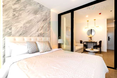 คอนโดให้เช่า : ให้เช่าคอนโด รีเจ้นท์ โฮม บางนา อาคาร b ชั้น 31 1 ห้องนอน ขนาด 28 ตรม ใกล้ BTS บางนา