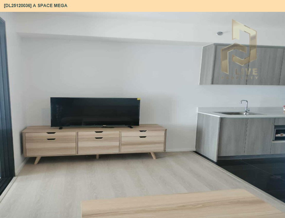 picture DL25120036 Condo for rent, A space mega near -, ready to move in, call urgently 0638692663 LineID @162cjixi - 3/11