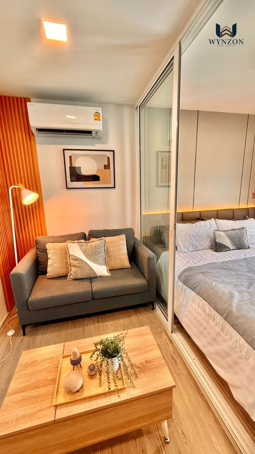 รูป Kave Town Island ข้างม.กรุงเทพ วิวสระ บิ้วอินสวย - รูปที่ 5/15