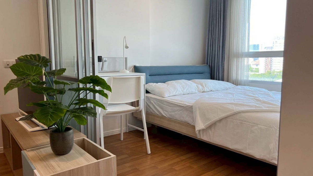 รูป #ให้เช่า คอนโด ลุมพินี พาร์ค พระราม9-รัชดา - 1 ห้องนอน 1 ห้องน้ำ 1 ห้องครัว - ชั้น 8 พื้นที่ 26 ตร.ม - เฟอร์นิเจอร์ครบ ราคาเช่า 12,000 บาท - รูปที่ 5/12