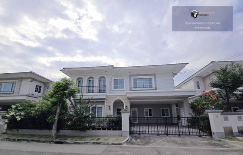 Casa Grand Onnuch-Wongwaen | European style house with glass house, 2 entrances and exits, Kanchanaphisek Ring Road and Sukhaphiban 2 #2025120113272