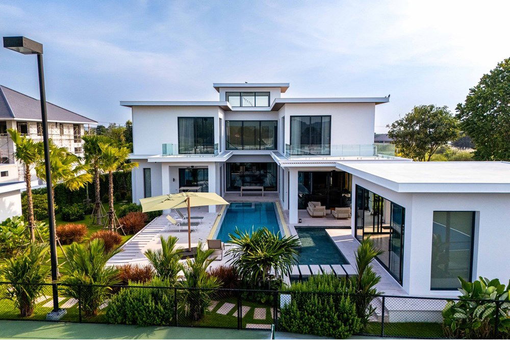 รูป [920601001-697] ขายวิลล่าหรูพร้อมสนามเทนนิส 4 ห้องนอน 4 ห้องน้ำ ในซอย 70 ของ huahin - รูปที่ 43/108