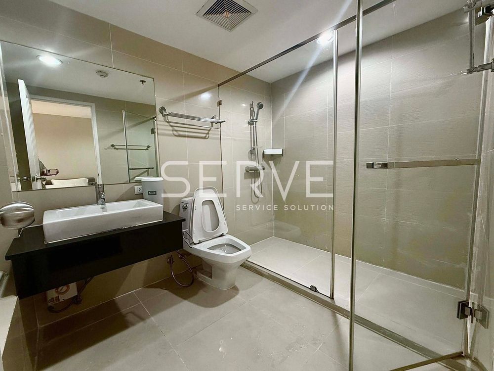 picture Nice Room 3 Beds with Bathtub Good Location MRT Phra Ram 9  500 m. and CentralPlaza/For Rent-Belle Grand Rama 9 - 13/13