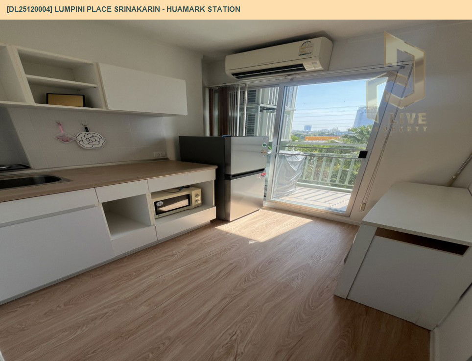 picture DL25120004 Condo for rent, Lumpini Place Srinakarin - Huamark Station near ARL Hua Mak, ready to move in, call urgently 0638692663 LineID @655ebbvc - 5/9