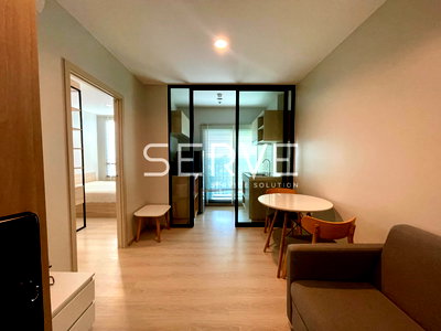 Condos for rent : 1 Bed Large Room Unbloock View Nice Room Fully furnished Good Location 20 Steps From MRT Si La Salle Station  @ Nue Noble Srinakarin Lasalle