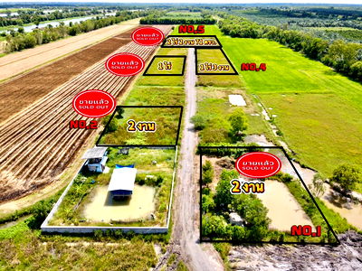 Land for sale : Ban Na Ban Phrik Subdistrict Ban Na Nakhon District 2-200 sq m450,000 baht7 km from the 4-lane road Wihan Daeng water and electricity included, 
