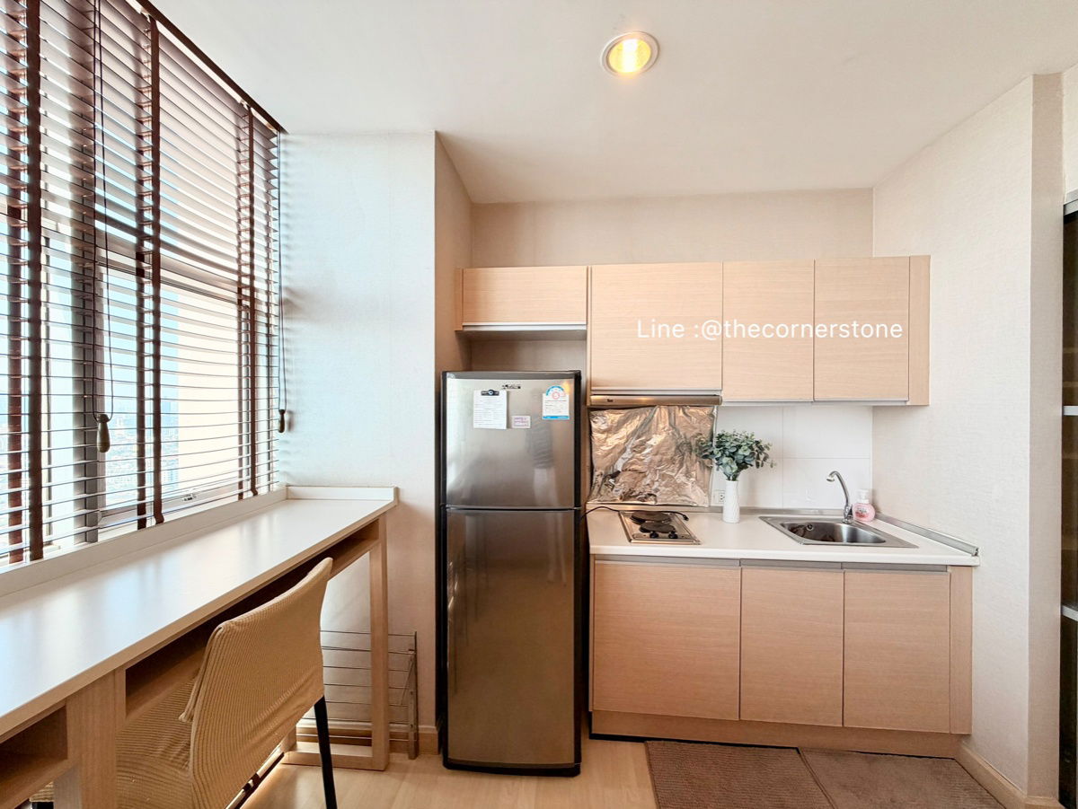 รูป ห้องสวย❗️ชั้นสูง ให้เช่า “ 𝐑𝐡𝐲𝐭𝐡𝐦 𝐑𝐚𝐭𝐜𝐡𝐚𝐝𝐚 “  1 ห้องนอน 1 ห้องน้ำ ติด MRT-รัชดาภิเษก  [251453 ] - รูปที่ 12/16