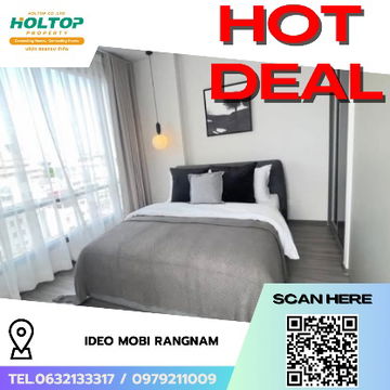 #R7943 🎉 011268  Condo for rent Ideo Mobi RangNam