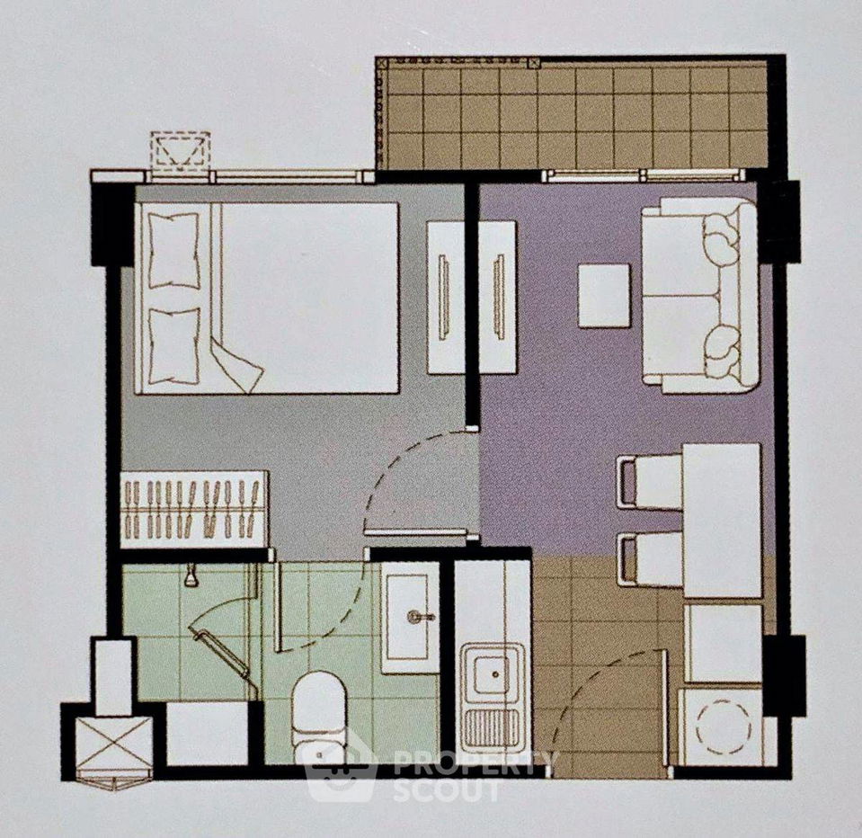 picture 1-BR Condo at Metro Luxe Riverfront near MRT Phra Nang Klao Bridge (ID 2082447) - 34/34