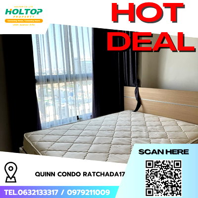 Condos for rent : #R7913  🎉 011268  Condo for rent Quinn Condo Ratchada17