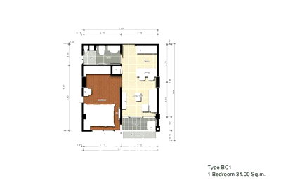 Condos for sale : 1-BR Condo at Summer Garden Chaeng Wattana in Pak Kret (ID 594923)