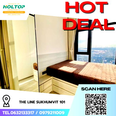 คอนโดให้เช่า : #R7935  🎉 011268 ให้เช่าคอนโด THE LINE Sukhumvit 101 