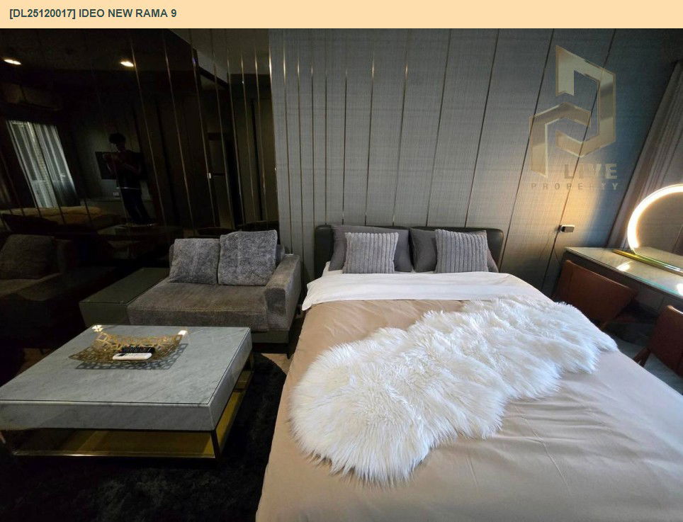 รูป DL25120017 ให้เช่าคอนโด ไอดีโอ นิว พระราม 9 ตัดใหม่ (IDEO New Rama 9 ) ใกล้ MRT พระราม 9 พร้อมเข้าอยู่ โทรด่วน 0800343450 LineID @655ebbvc - รูปที่ 3/11
