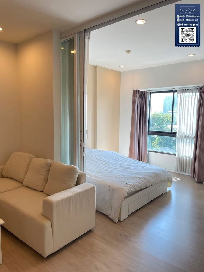 picture 💙For rent S1 Rama 9, complete with electrical appliances, MRT Rama 9💙 Call 062-2962295 Ni // Line id: @enrichagent - 3/7