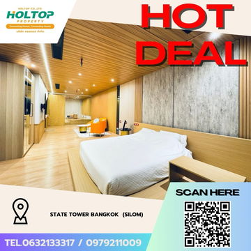 #Z3427💥 011268🔥 Condo for rent: State Tower Bangkok (Silom)