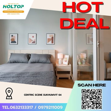 #Z3407💥 011268 🔥ให้เช่าคอนโด Centric Scene Sukhumvit 64
