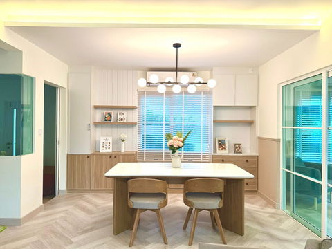 Villaggio 3 ศรีนครินทร์-บางนา  4ห้องนอน (มีเตียงและเฟอร์ครบทุกห้อง)