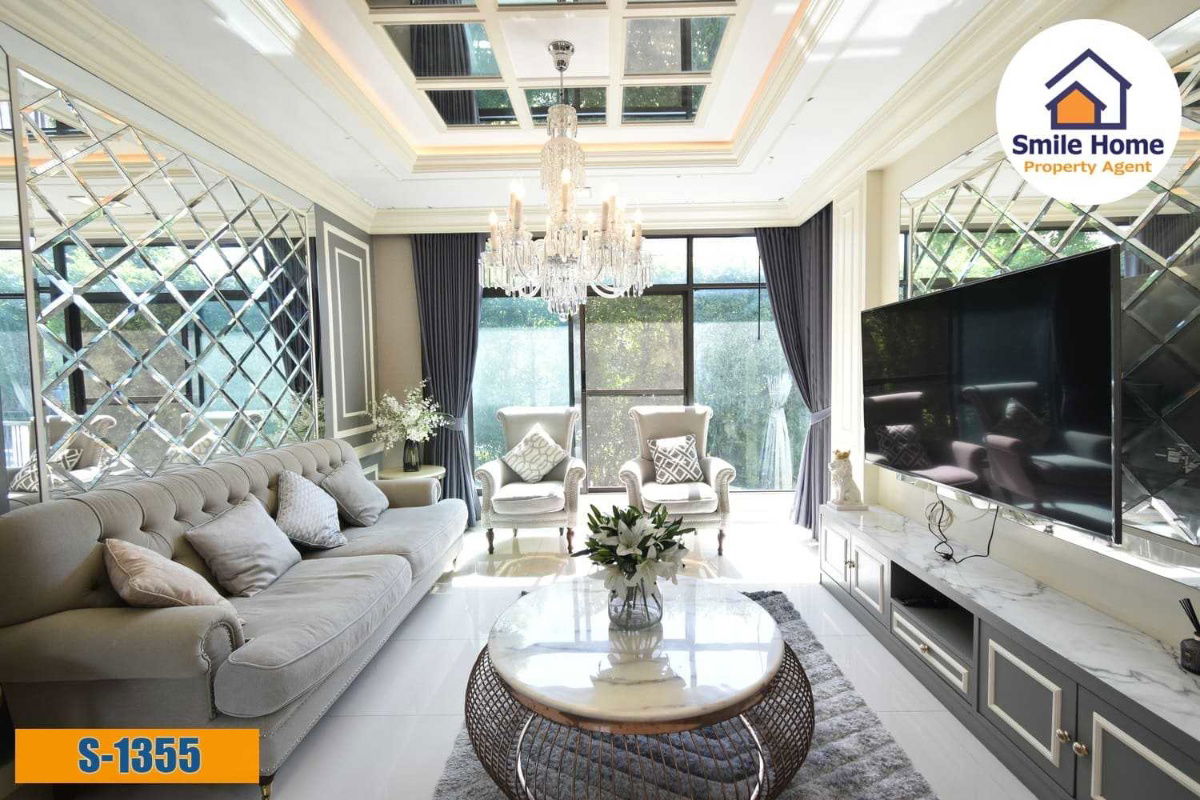 รูป ขายบ้านเดี่ยวมัณฑนา อ่อนนุช-วงแหวน4  บ้านพร้อมอยู่ ไทด์ใหญ่สุด - รูปที่ 2/28