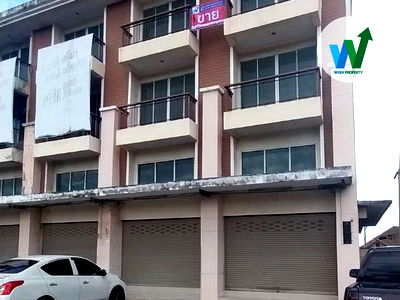 อาคารพาณิชย์ ระยอง : ขายอาคารพาณิชย์ 2 คูหา 3 ชั้นครึ่ง นิคมพัฒนา ระยอง