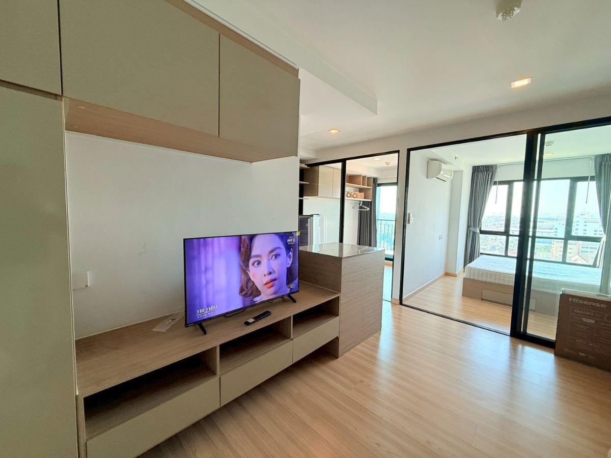 รูป ให้เช่าคอนโด ไนท์บริดจ์ สกายซิตี้ สะพานใหม่ ติดBTSสายหยุด ห้องสวย วิวดี พร้อมเฟอร์นิเจอร์ และเครื่องใช้ไฟฟ้า ขนาด 34.5 ตร.ม. 13,000/เดือน - รูปที่ 1/16