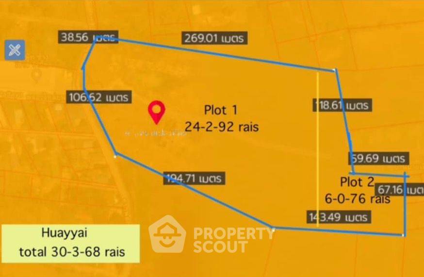 รูป ที่ดินสำหรับปล่อยขาย 49,472 ตารางเมตร แถว ใกล้ ห้วยใหญ่ (ID 2111737) - รูปที่ 5/5