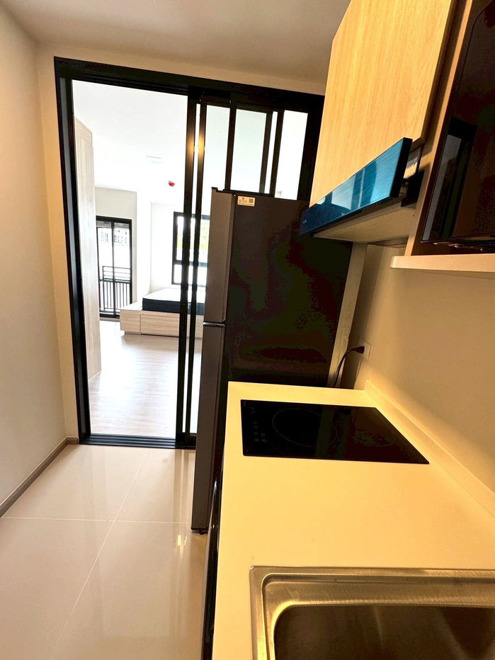 picture Condo for rent, The Muve Sukhumvit 107, 3rd floor, built-in, luxurious throughout the room, very beautiful, pets allowed, rental price 13,000 baht. - 11/36