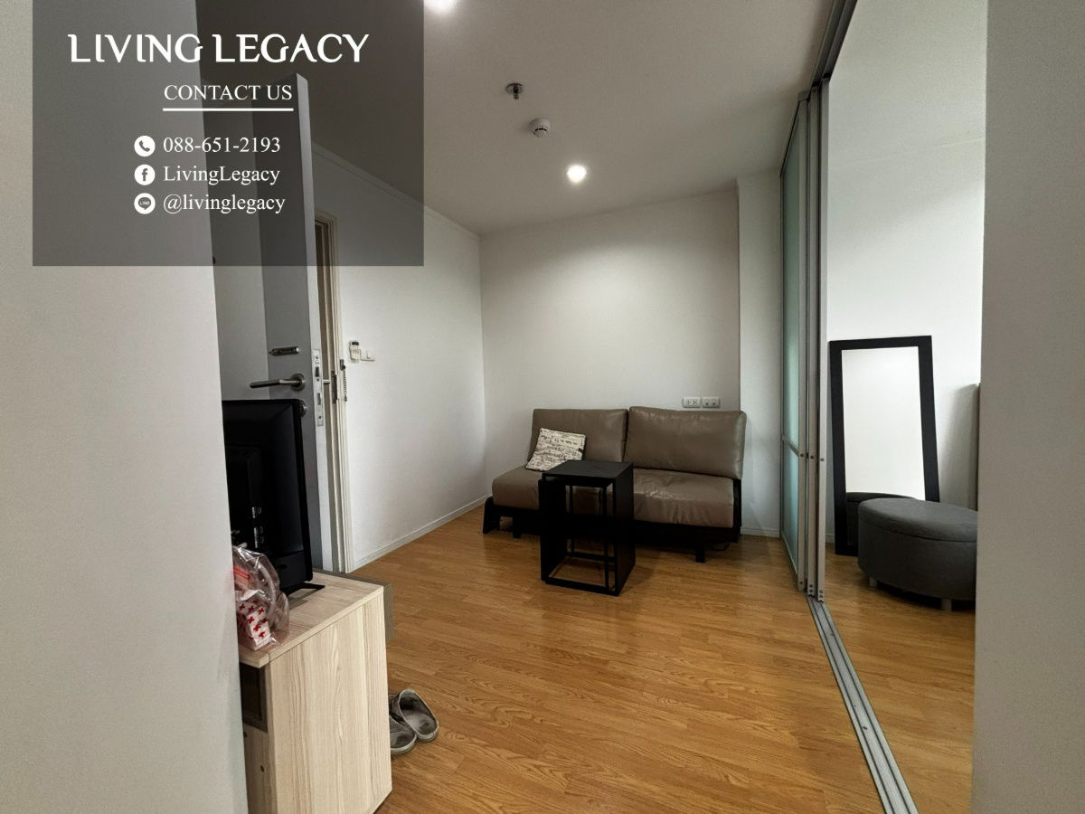 รูป SH6HMA ให้เช่าคอนโด Lumpini Place Srinakarin - Huamark Station 26 ตร.ม. ชั้น 5 ตึก A line id : @livinglegacy - รูปที่ 9/14