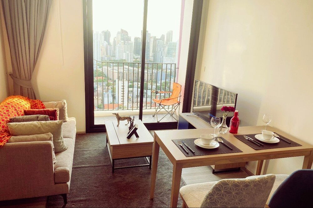 รูป 🔥 สำหรับเช่า !! ชั้นสูง 26++, ห้องหายาก, ทำเลดี!! 🔥 Code C20231100471..........XT Ekkamai, 1 ห้องนอน, 1 ห้องน้ำ, แต่งครบ, พร้อมเข้าอยู่📣📣 - รูปที่ 2/6