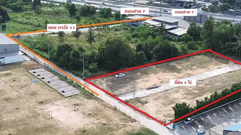 picture Beautiful land plot for sale, Soi Na Wang, Takhian Tia, Bang Lamung, near Highway 7 - 2/4