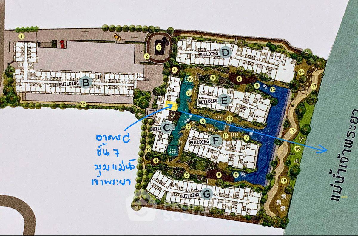 picture 1-BR Condo at Metro Luxe Riverfront near MRT Phra Nang Klao Bridge (ID 2082447) - 33/34