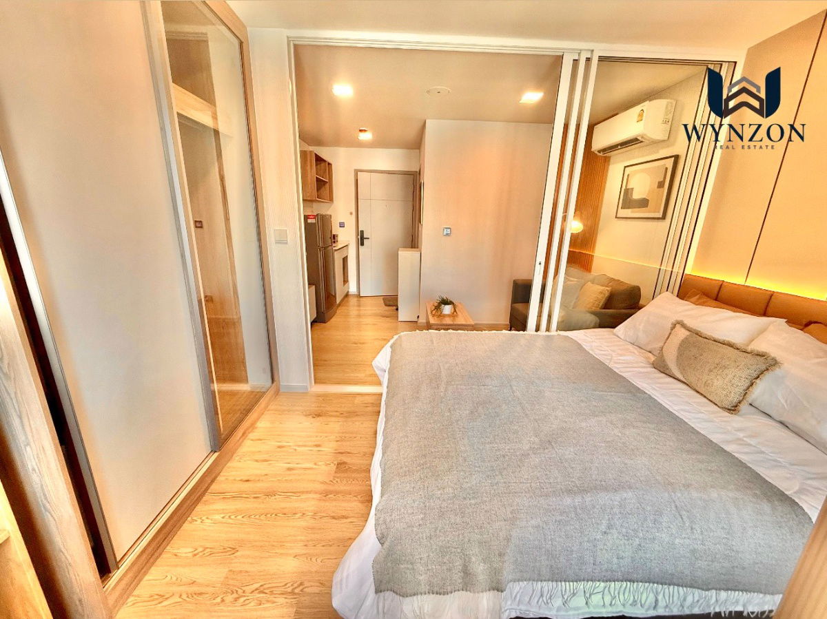 รูป Kave Town Island ข้างม.กรุงเทพ วิวสระ บิ้วอินสวย - รูปที่ 12/15