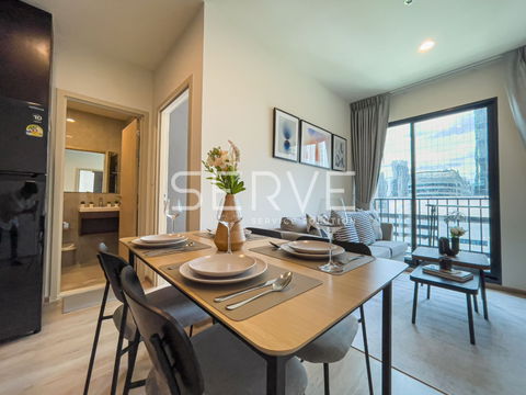 2 Beds 2 Baths Large Room New Condo  Nice Room Good Location Close to MRT Phra Ram 9  220 m. @ NUE District R9