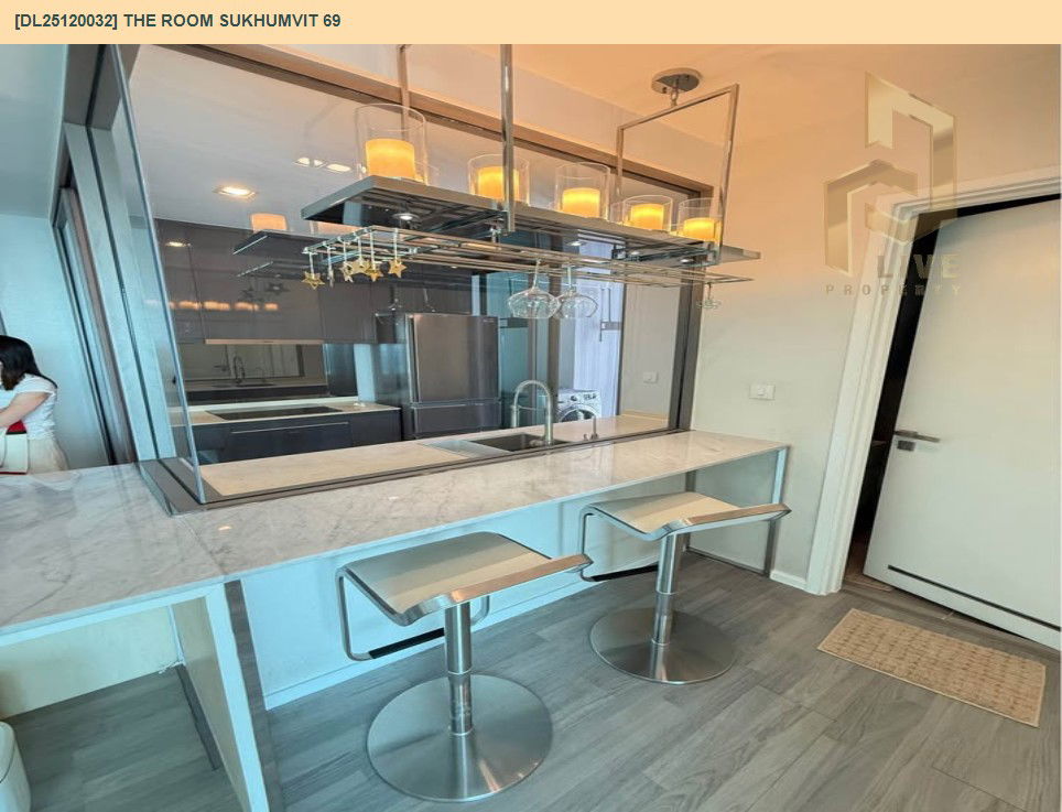 picture DL25120032 Condo for sale, The Room Sukhumvit 69 near BTS Phra Khanong, ready to move in, call urgently 0638692663 LineID @162cjixi - 4/9