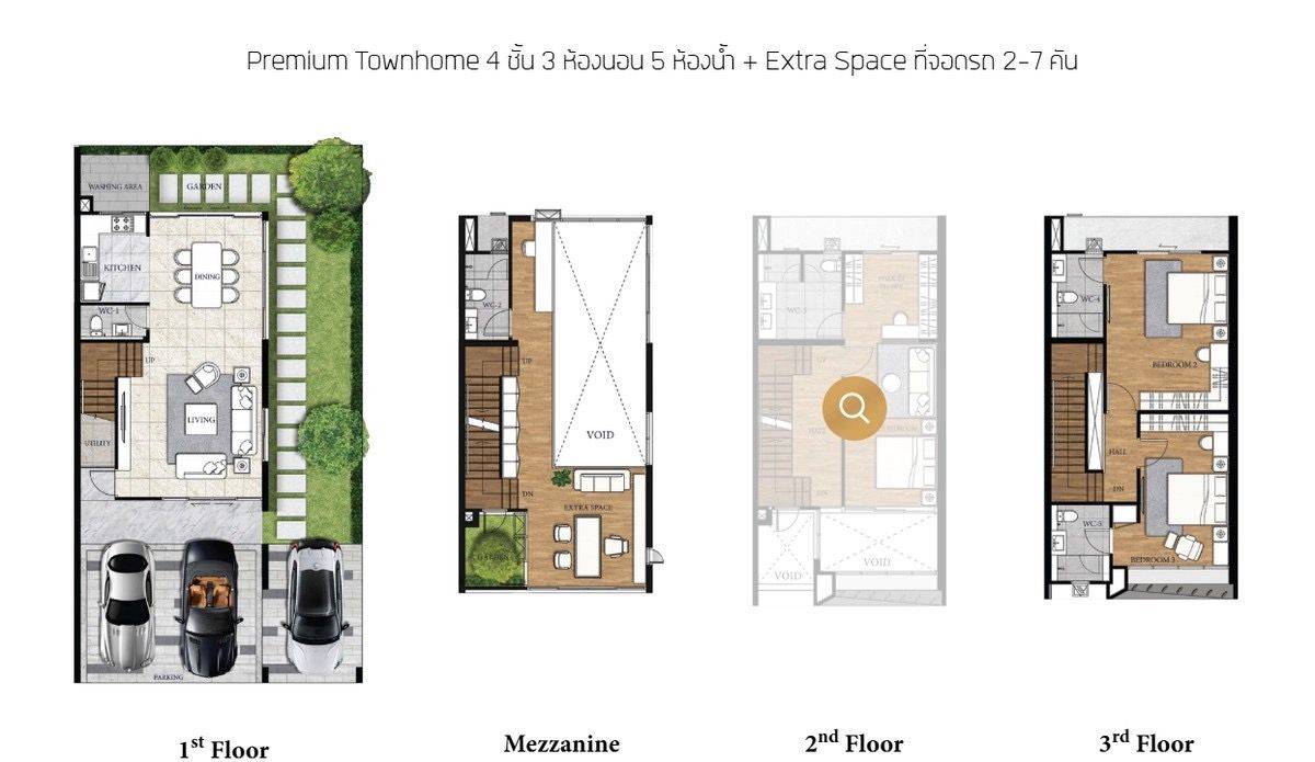 picture 3-BR Townhouse at Qualitia Sukhumvit 62 near BTS Bang Chak (ID 2455620) - 14/18