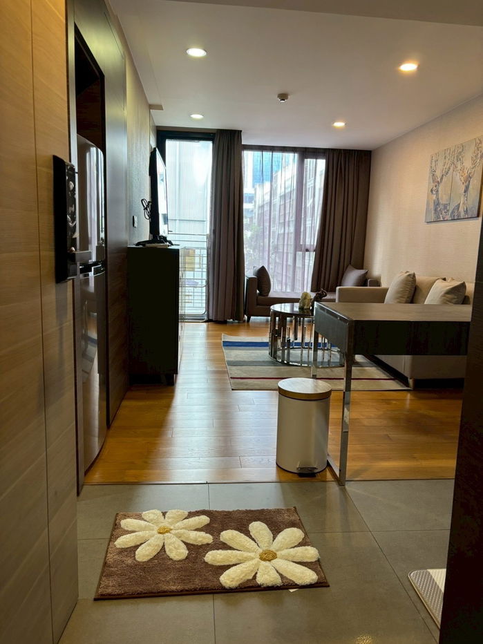 รูป BEST PRICE | 1B1B 45 ตร.ม. แต่งสวยเฟอร์ครบพร้อมเข้าอยู่ คอนโดหรูในซอยหลังสวน  - รูปที่ 5/18