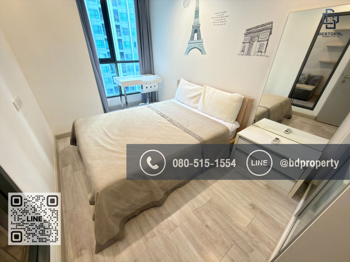 picture  BESTDEAL FOR RENT  1 Bedroom  31 sqm. Special Price 15k/Month “IDEO MOBI RAMA 9” Near Phraram Kao 9 MRT Station 80 meters. - 6/15