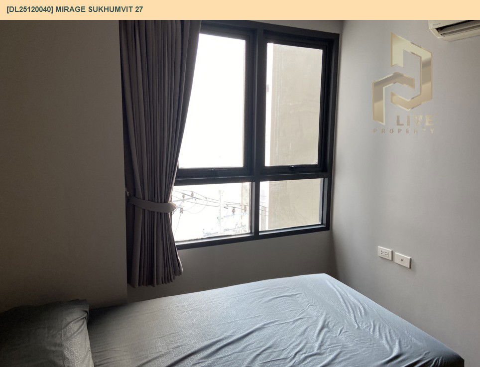 รูป DL25120040 ให้เช่าคอนโด มิราจ สุขุมวิท 27 (Mirage Sukhumvit 27) ใกล้ MRT สุขุมวิท พร้อมเข้าอยู่ โทรด่วน 0800343450 LineID @655ebbvc - รูปที่ 7/13