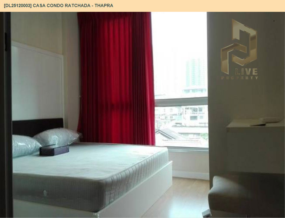 picture DL25120003 Condo for rent, Casa Condo Ratchada - Thapra near BTS Talat Phlu, ready to move in, call urgently 0638692663 LineID @162cjixi - 3/5