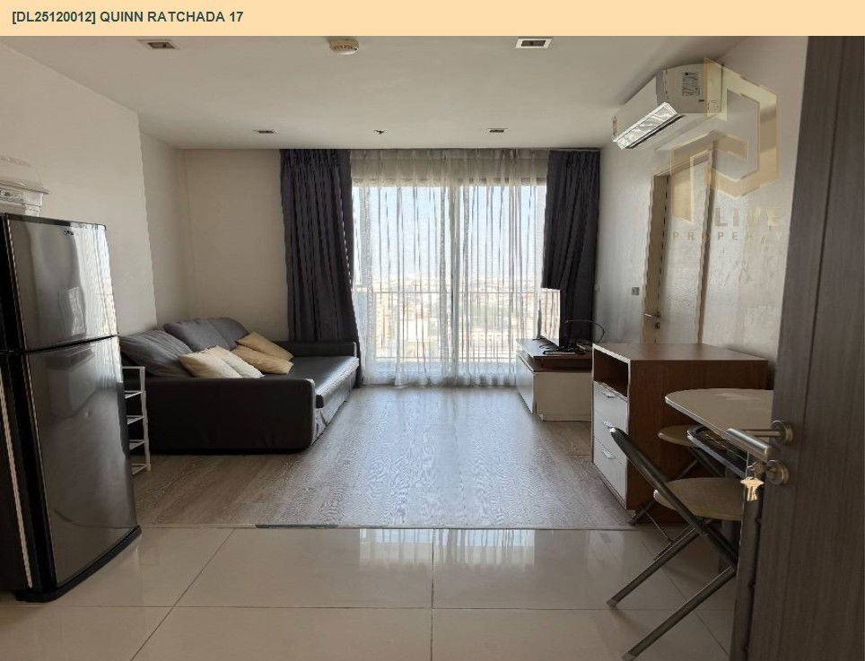 picture DL25120012 Condo for rent, Quinn Ratchada 17 near MRT สุทธิสาร, ready to move in, call urgently 0638692663 LineID @655ebbvc - 2/10