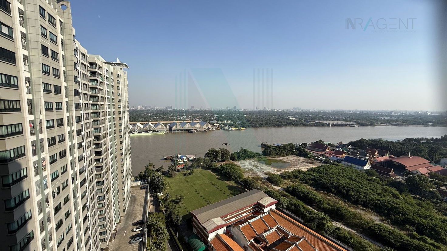 รูป ให้เช่าคอนโด ลุมพินี เพลส นราธิวาส - เจ้าพระยา อาคาร c ชั้น 24 1 ห้องนอน ขนาด 45 ตรม ใกล้ เซ็นทรัล พระราม 3 - รูปที่ 6/8