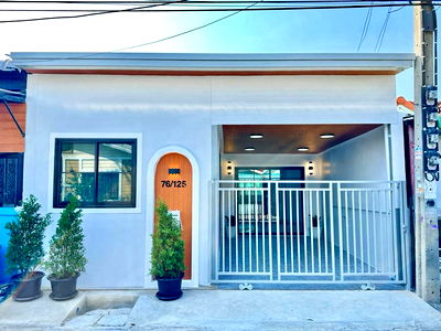 ทาวน์โฮม นนทบุรี : ทาวน์เฮ้าชั้นเดียว ซอยกันตนา รีโนเวทใหม่พร้อมอยู่ 