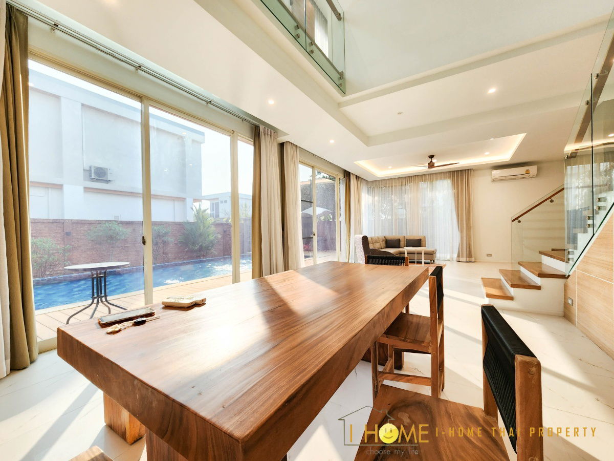 รูป ให้เช่า Pool Villa  2ชั้น  มี 4 ห้องนอน 5 ห้องน้ำ 1 ห้องครัว จอดรถได้ 2 คัน  - รูปที่ 13/50