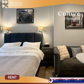Culture Thonglor 🌟 Brand New Unit, Great View, Cool & Breezy ☁️ Near BTS Thong Lo 